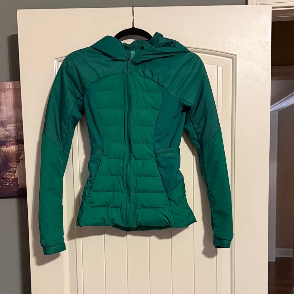 lululemon athletica Emerald Green Puffer Jacket